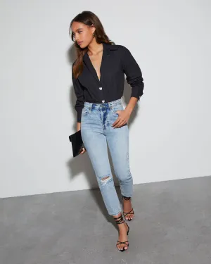 Amelia Collared Button Down Top