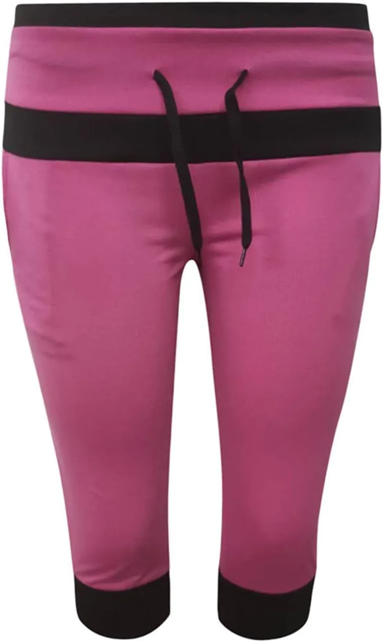 Capri Pants for Women Relaxed-Fit Wide Leg Cropped Trousers Summer Quick Dry Lounge Sweatpants Comfy Fit Work Slacks