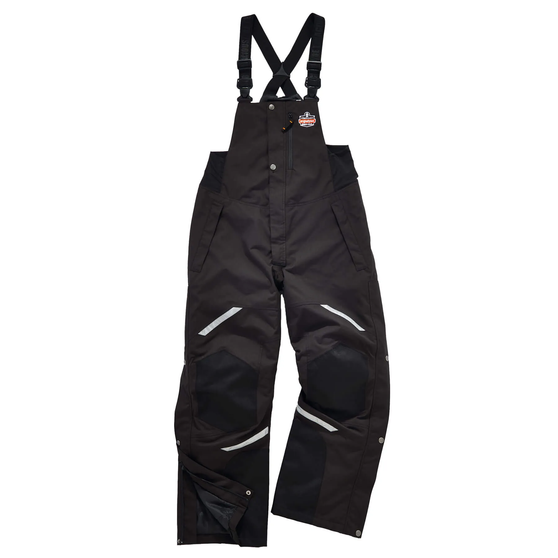 Ergodyne 41212 N-Ferno 6471 Thermal Bibs/Overalls, Small, Black
