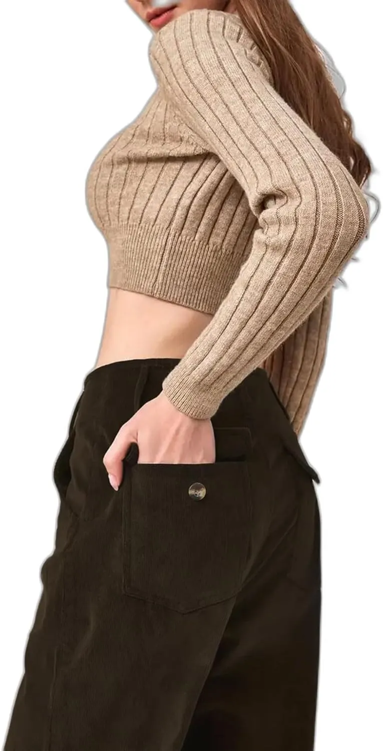 Jeans for Women High Waist Wide Leg Straight Pants, Spring Fall Fashion Walking Jogger Pants, Sweatpants with Pockets