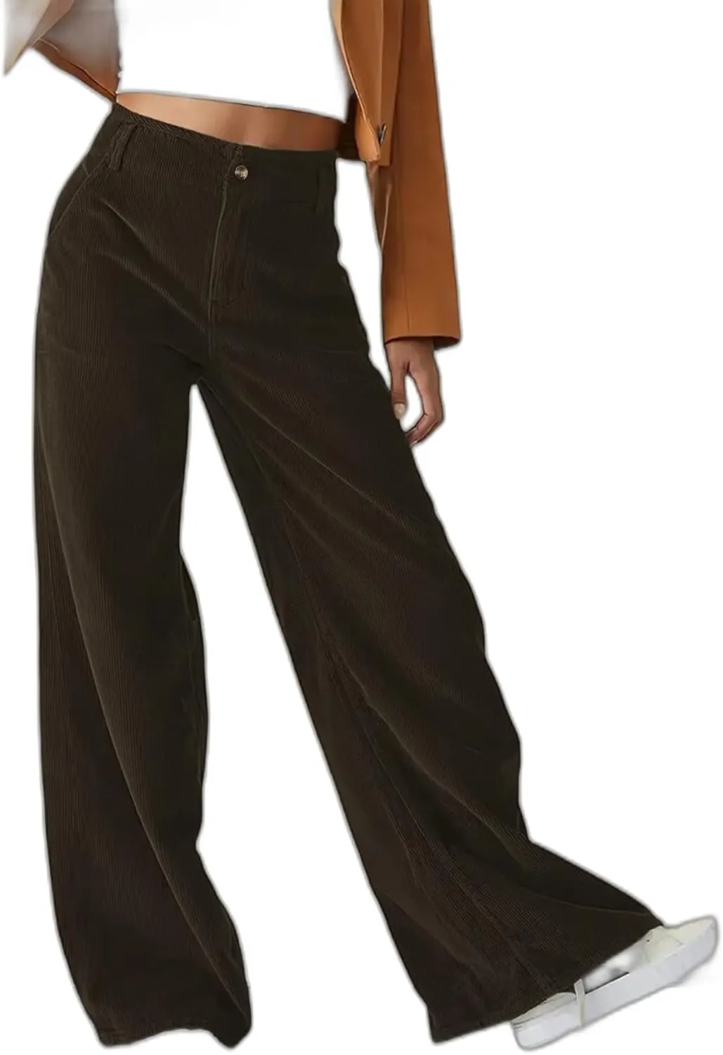 Jeans for Women High Waist Wide Leg Straight Pants, Spring Fall Fashion Walking Jogger Pants, Sweatpants with Pockets