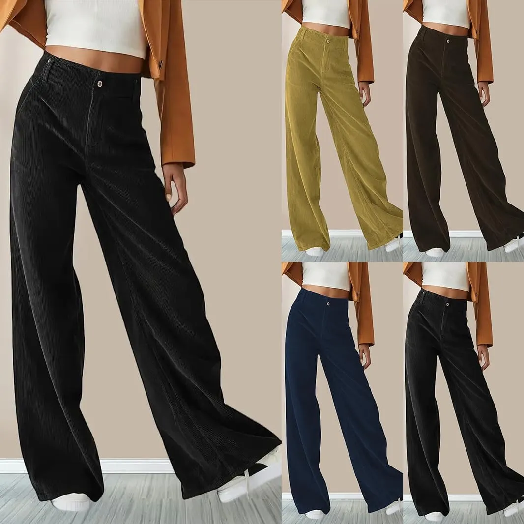 Jeans for Women High Waist Wide Leg Straight Pants, Spring Fall Fashion Walking Jogger Pants, Sweatpants with Pockets