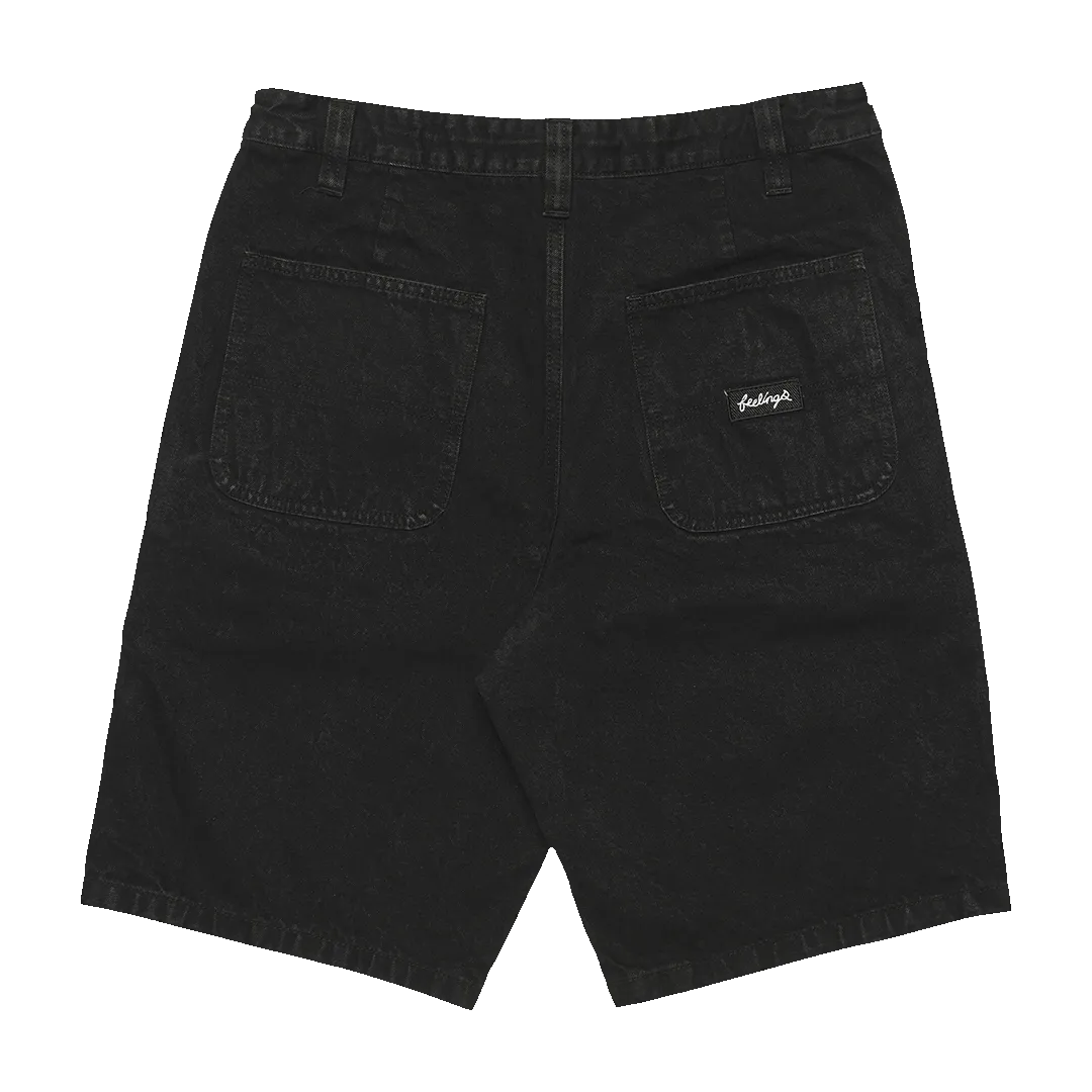 Maker Shorts Black Wash Denim