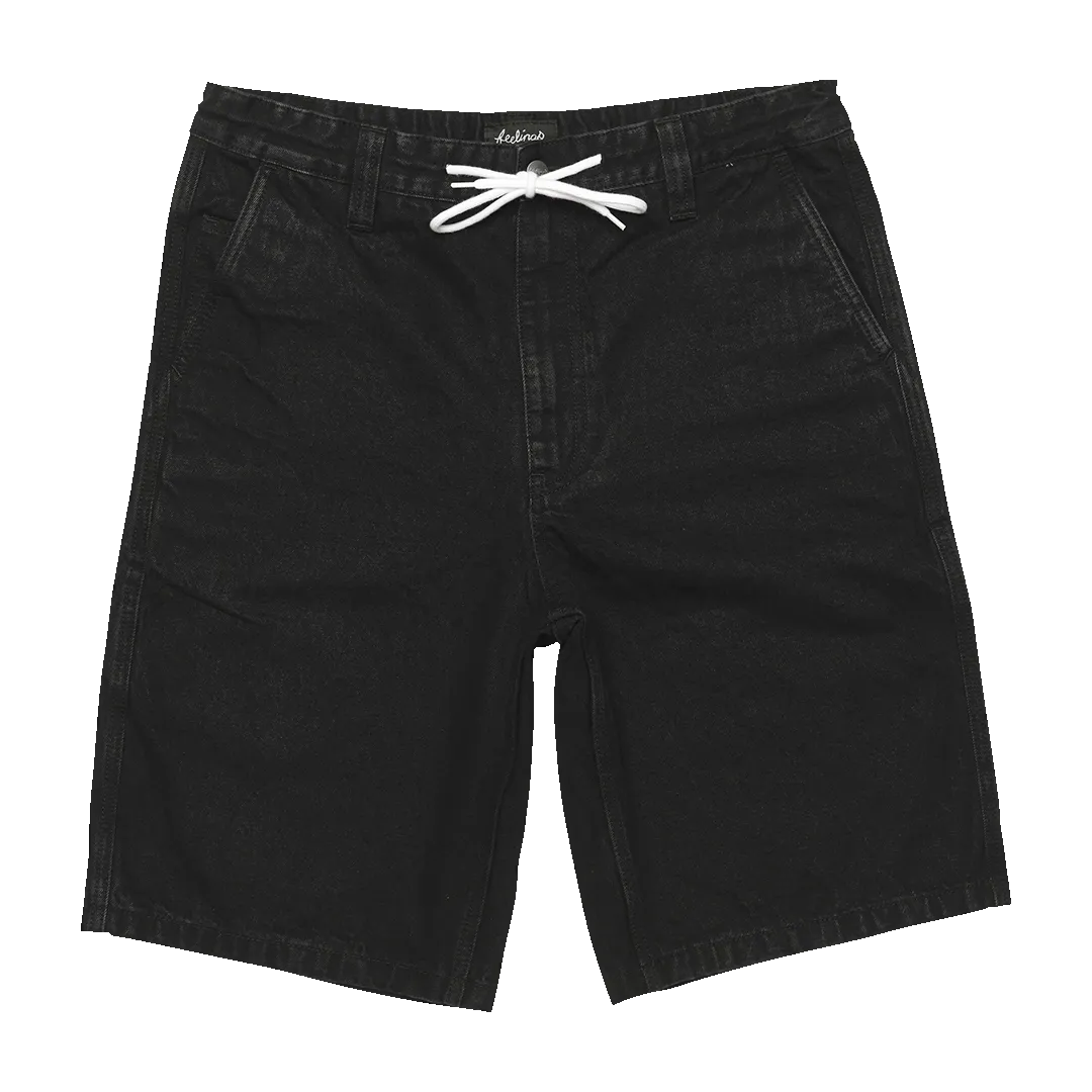 Maker Shorts Black Wash Denim