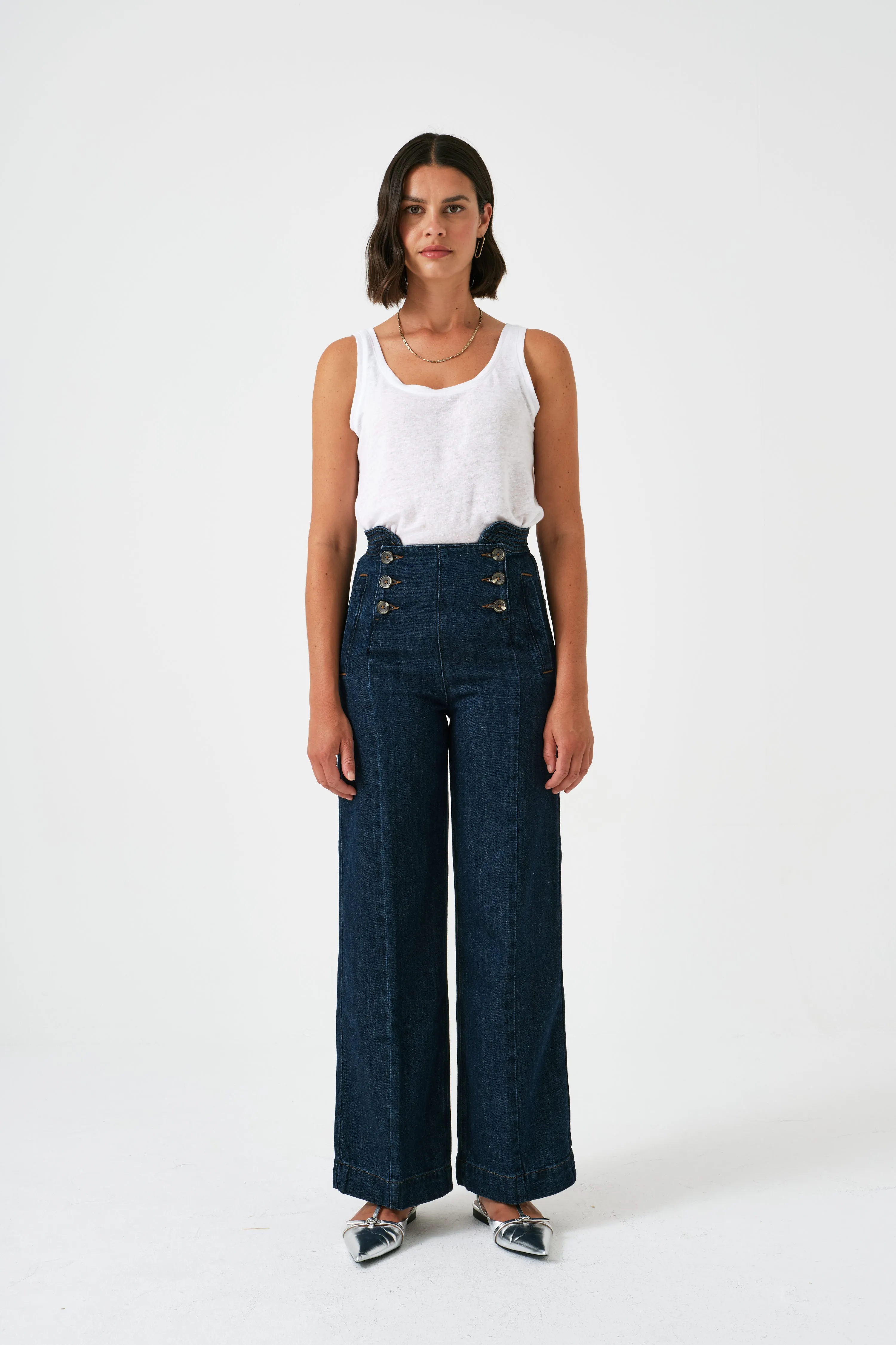 Marie Jean in Dark Indigo