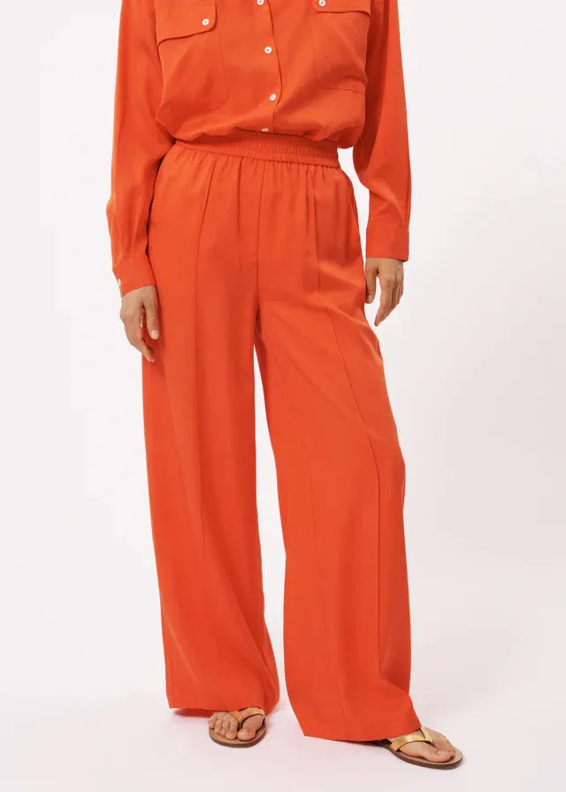 PALMINA WIDE LEG PANTS (BURNT ORANGE)
