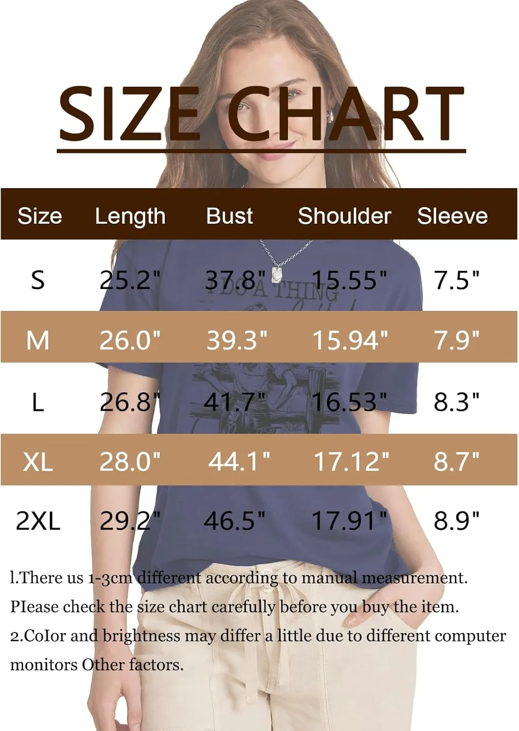 Savarana Western Cowgirls Shirts Women Vintage Graphic Tee Tops Funny Letter Print Country Music Tshirt