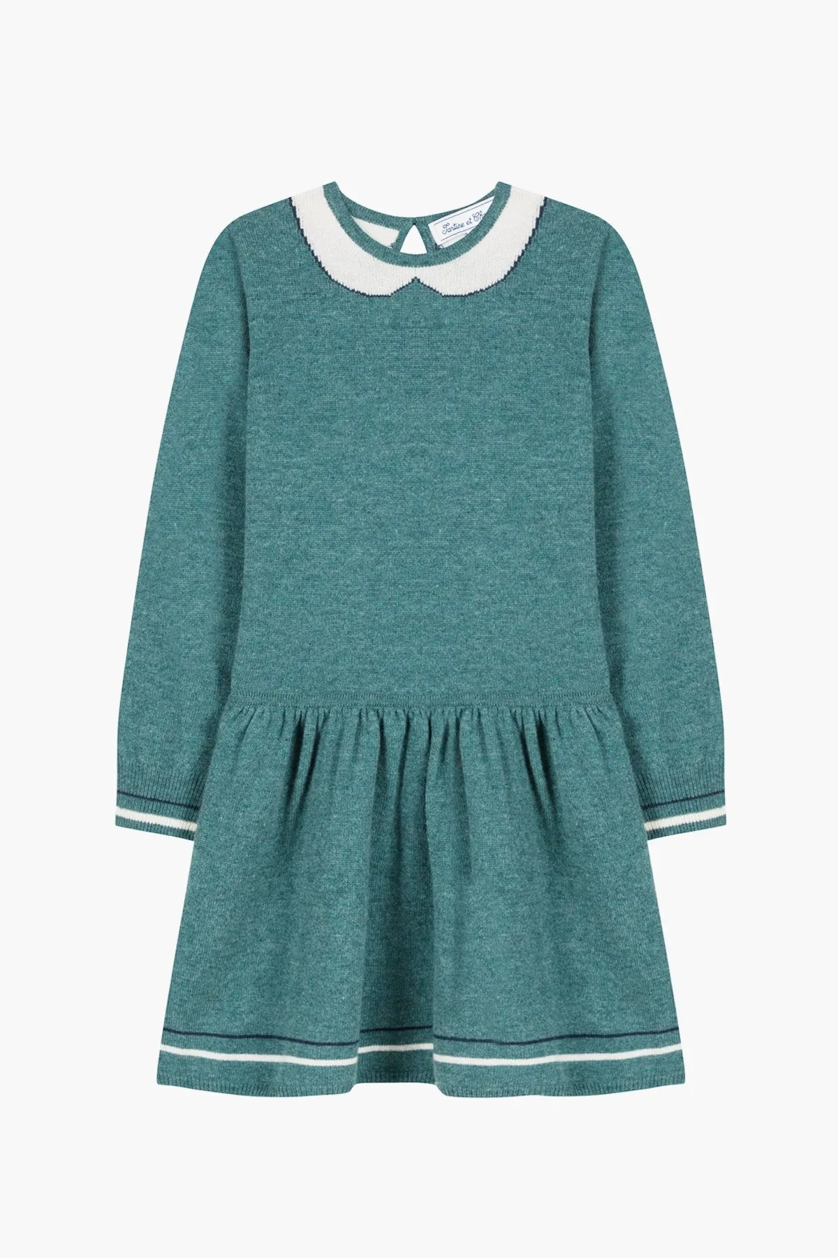 Tartine et Chocolat Peter Pan Collar Girls Dress (Size 6 left)