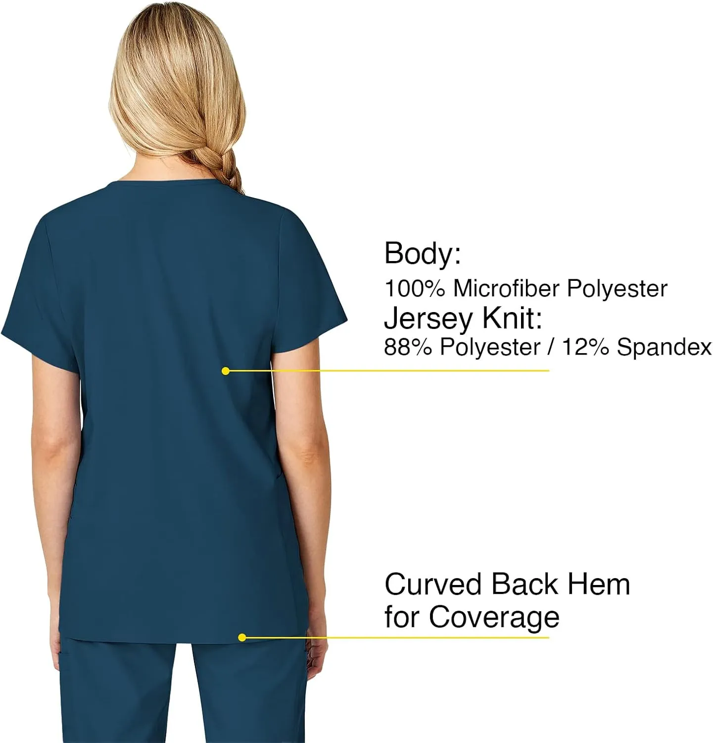 WonderWink Women's Maternity V-Neck Top